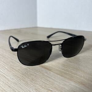 Ray-Ban RB3670-CH 002/K8 Chromance Sunglasses Black PARTS ONLY 54-19-140 Italy